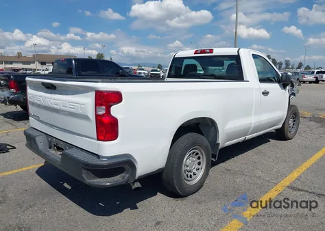 2021 Chevrolet Silverado 1500 2Wd Long Bed Wt из США, поврежденный, VIN 3GCNWAEH6MG122968